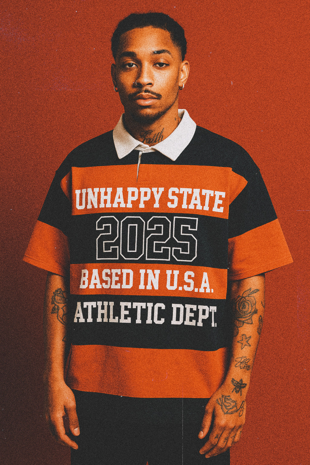 Unhappy State Rugby Tee