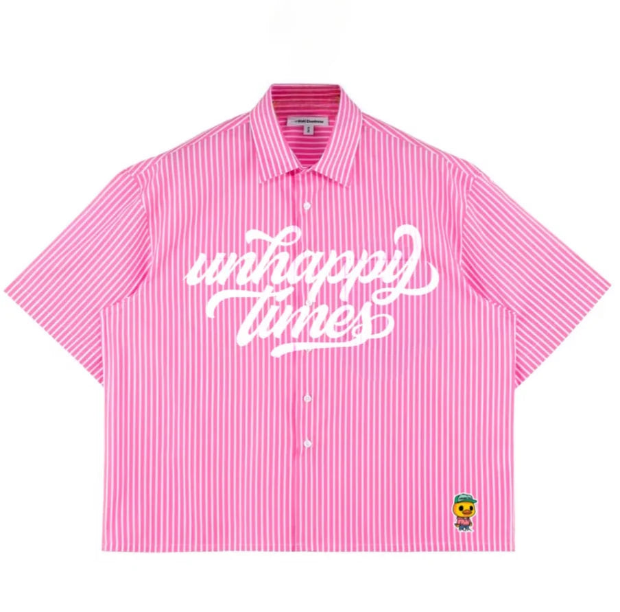 Pink Duck Pinstripe Shirt