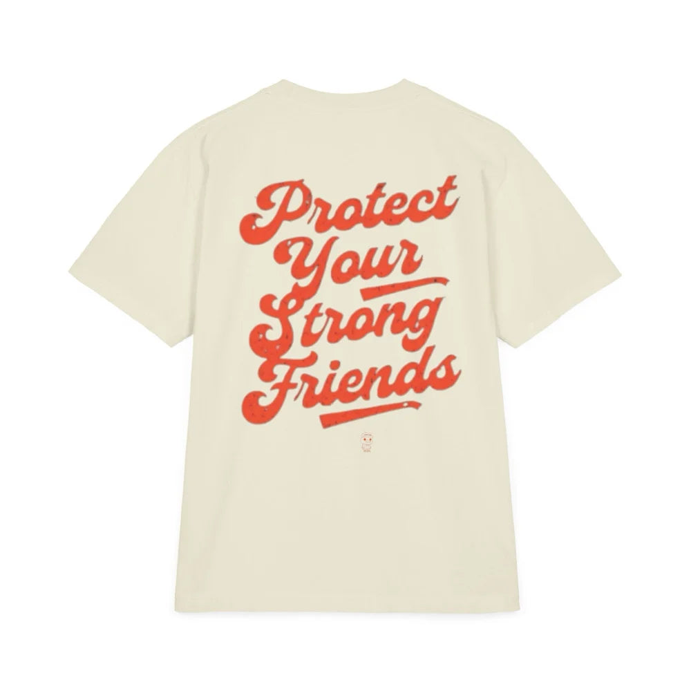 CHECK ON YOUR HOMIES TEE (ORANGE CRUSH)